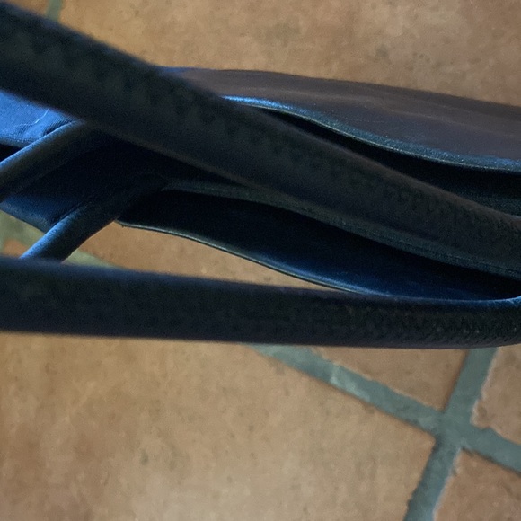 Tumi Purse Tote Leather/Nylon Vintage Zip - Picture 9 of 9